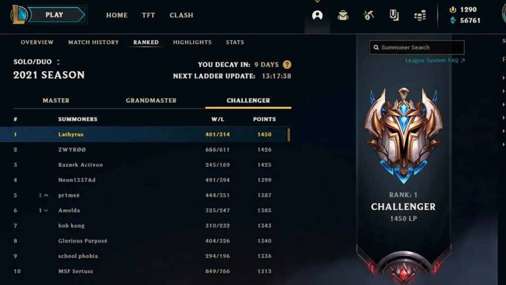 How to Reach Challenger